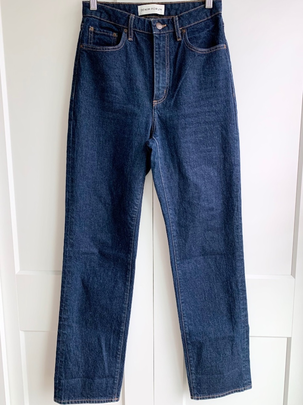 Denim Forum Jeans Regular Fit Women's Size 27 indigo Blue